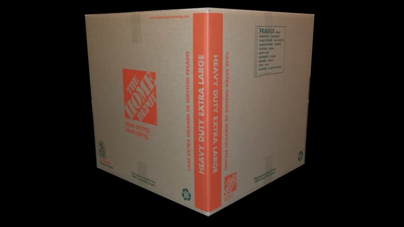 Caja extra grande de 22 × 22 × 21 in