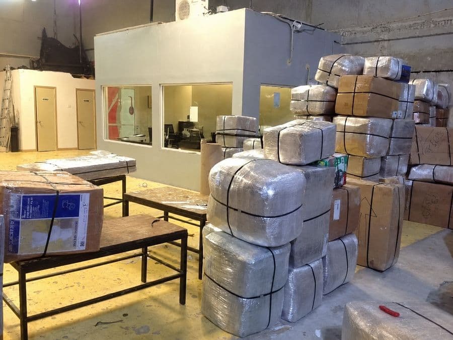 Cajas de Paquetería Colibrí listas para envío a México